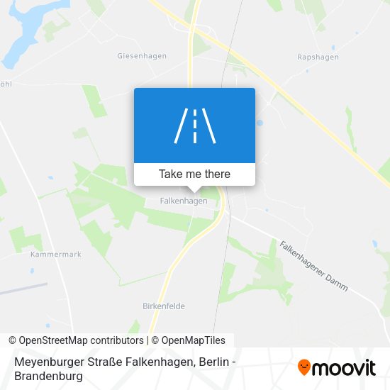 Meyenburger Straße Falkenhagen map