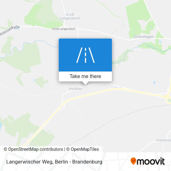 Langerwischer Weg map