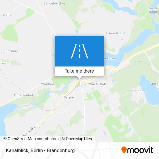 Kanalblick map