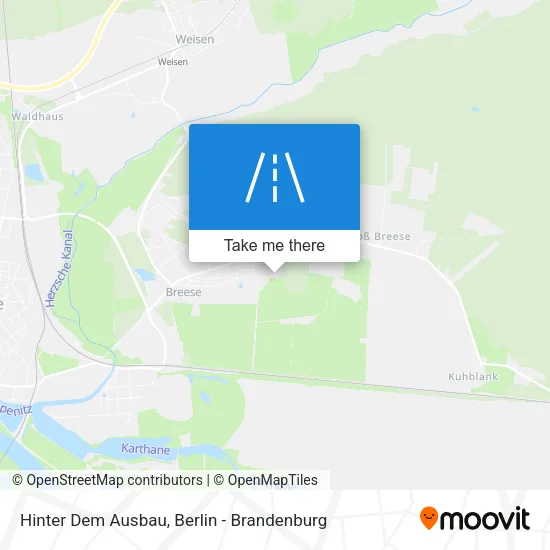 Карта Hinter Dem Ausbau
