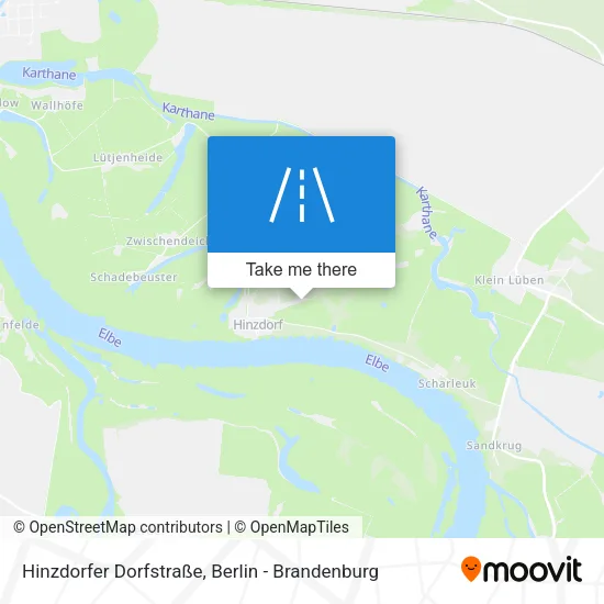 Карта Hinzdorfer Dorfstraße