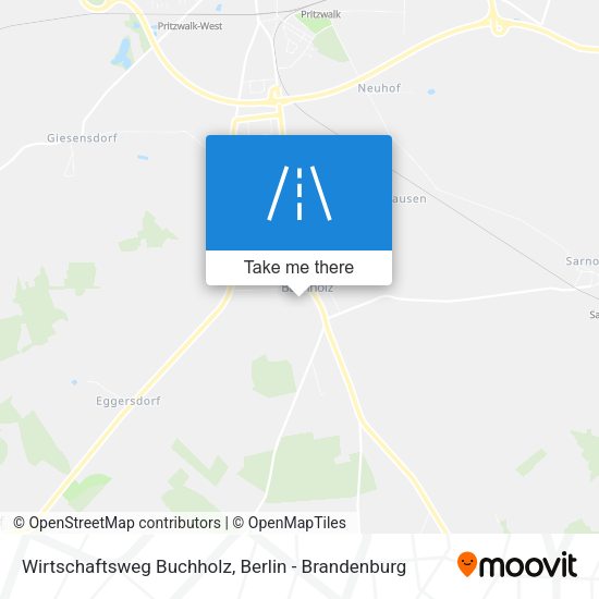 Wirtschaftsweg Buchholz map