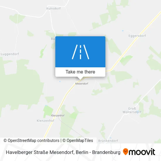 Карта Havelberger Straße Mesendorf