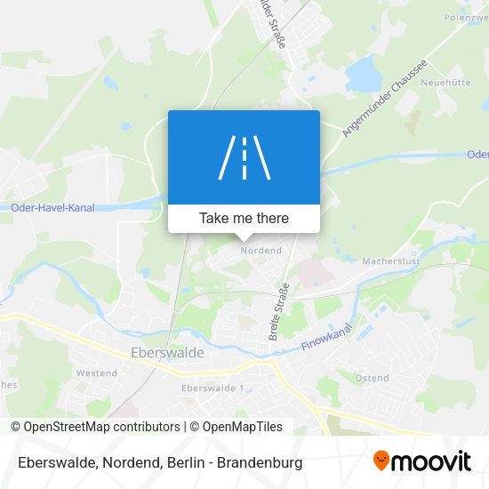 Eberswalde, Nordend map