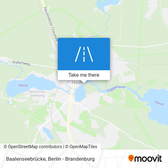 Baalenseebrücke map