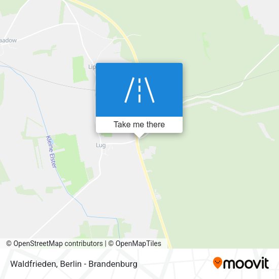Waldfrieden map