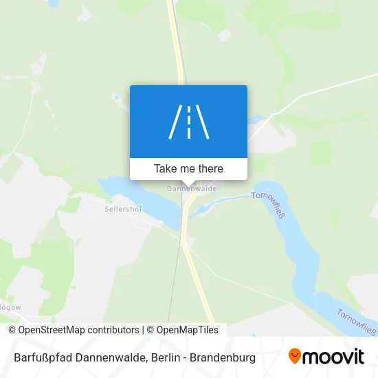 Карта Barfußpfad Dannenwalde