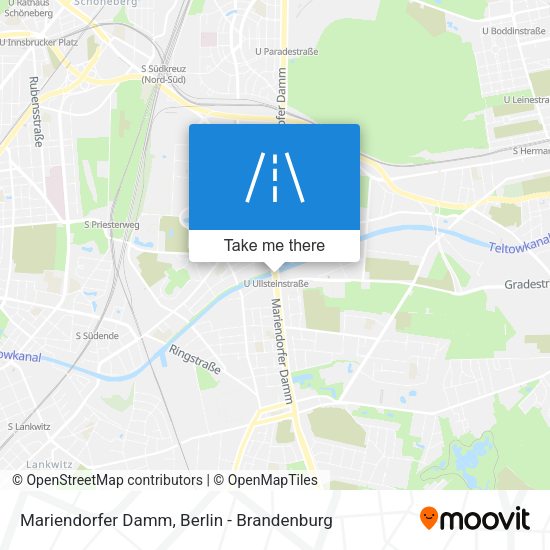 Mariendorfer Damm map