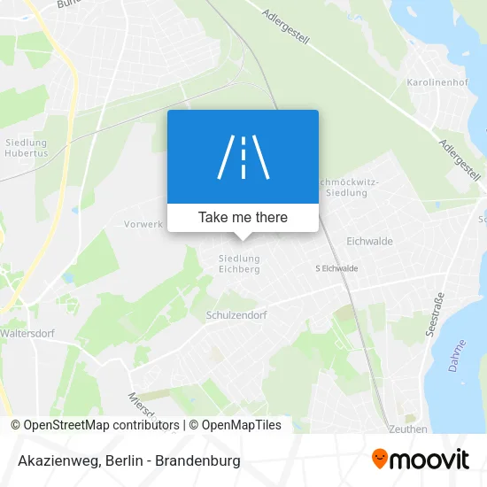 Карта Akazienweg