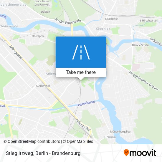 Stieglitzweg map