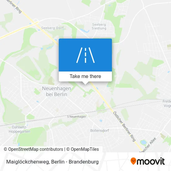 Карта Maiglöckchenweg