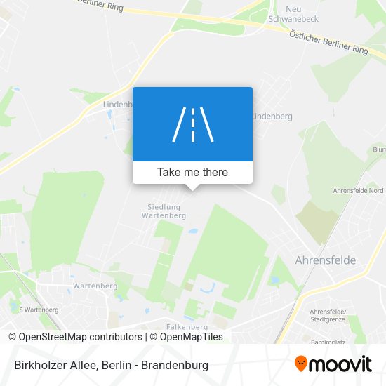 Birkholzer Allee map