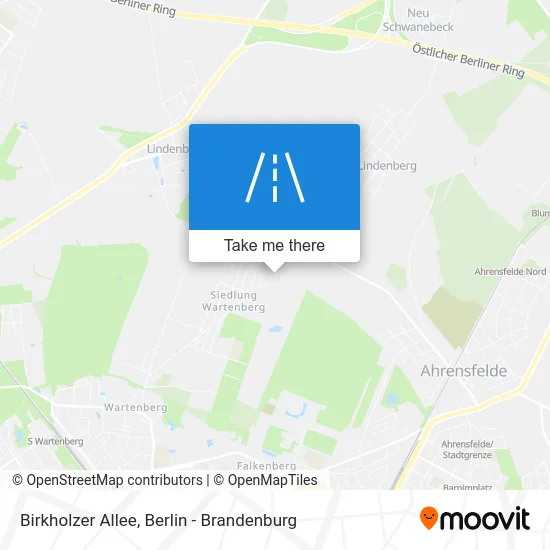 Birkholzer Allee map