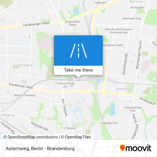 Карта Asternweg