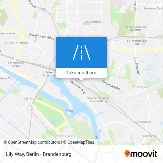 Lilienweg map