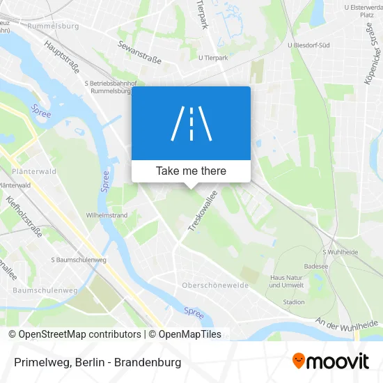 Карта Primelweg