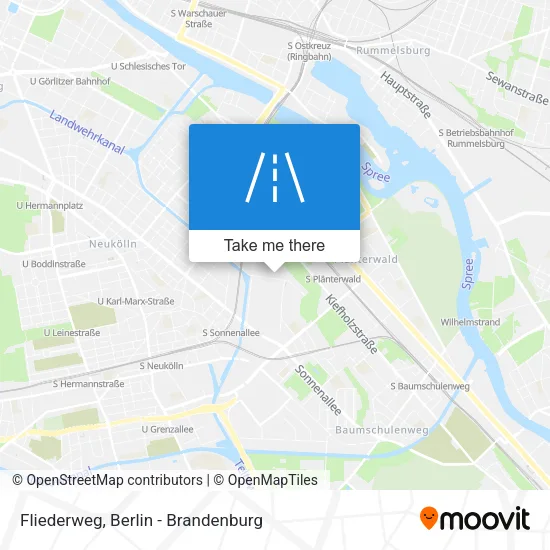 Карта Fliederweg