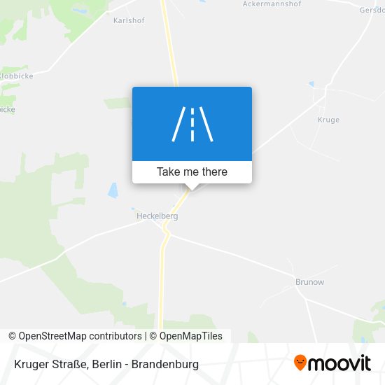 Kruger Straße map