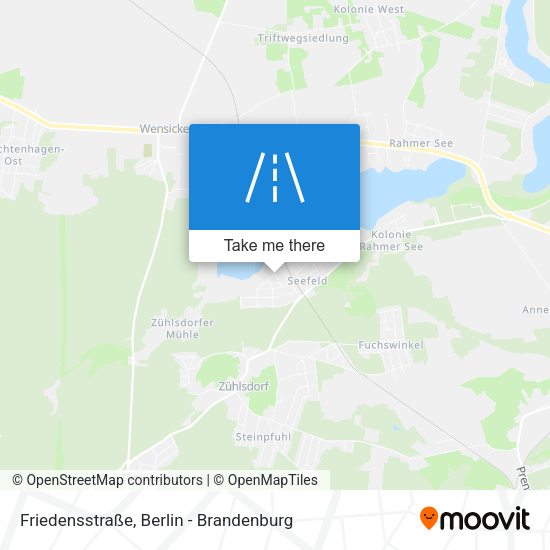 Friedensstraße map