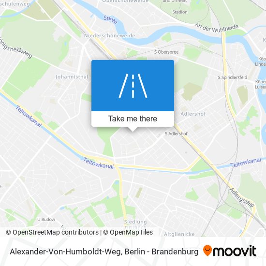 Alexander-Von-Humboldt-Weg map