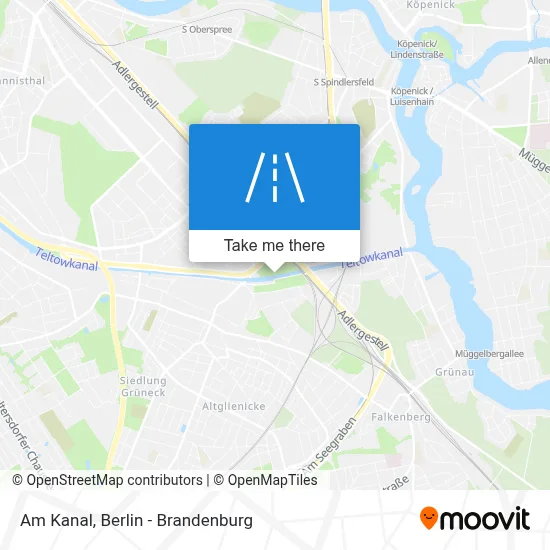 Am Kanal map