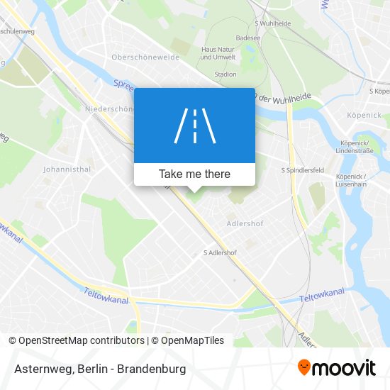 Asternweg map