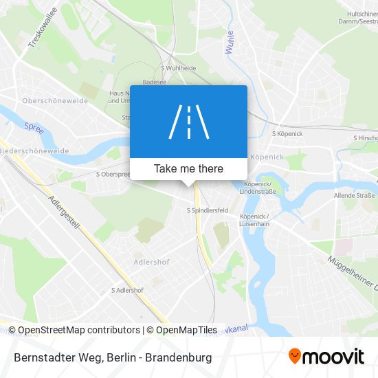 Карта Bernstadter Weg
