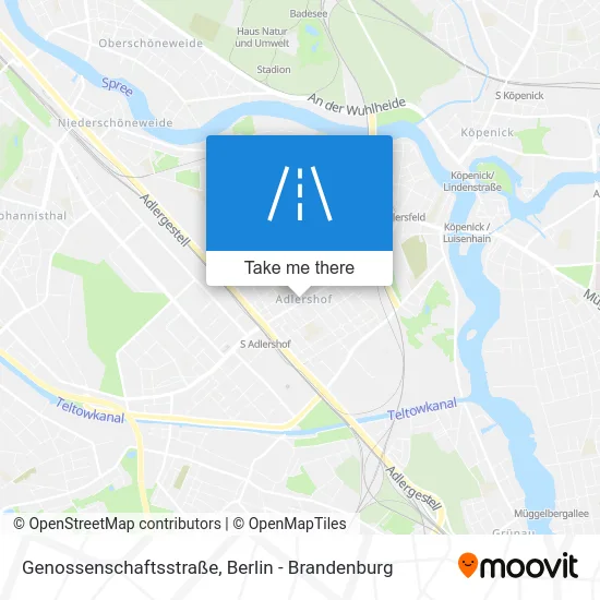 Карта Genossenschaftsstraße