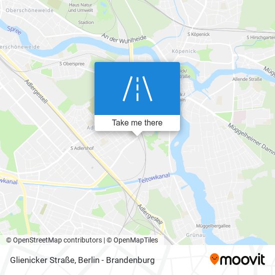 Glienicker Straße map