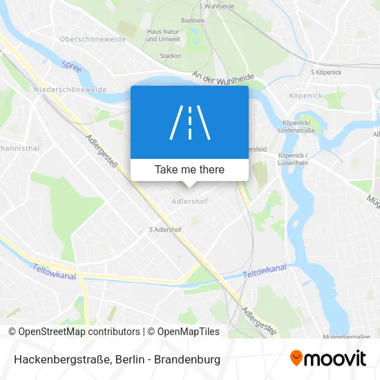Карта Hackenbergstraße