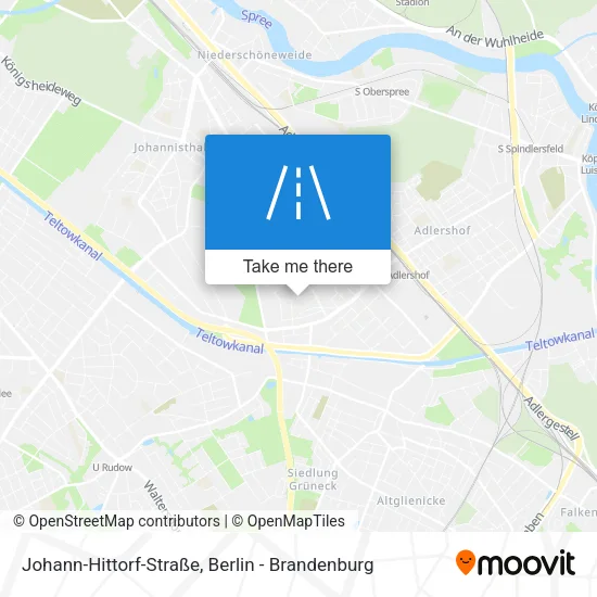 Карта Johann-Hittorf-Straße