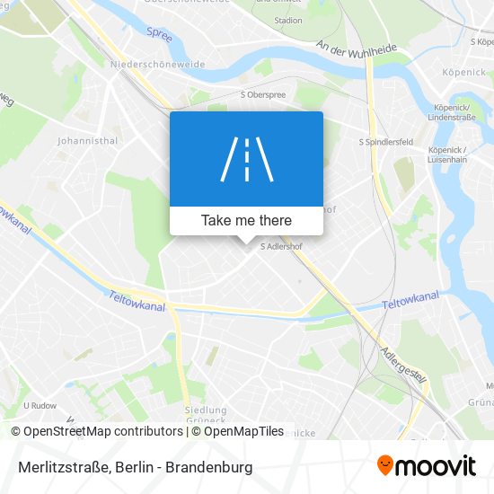 Merlitzstraße map