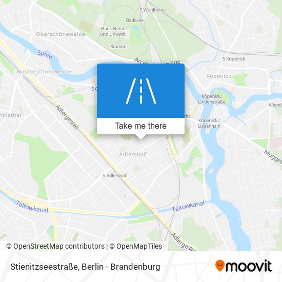 Stienitzseestraße map