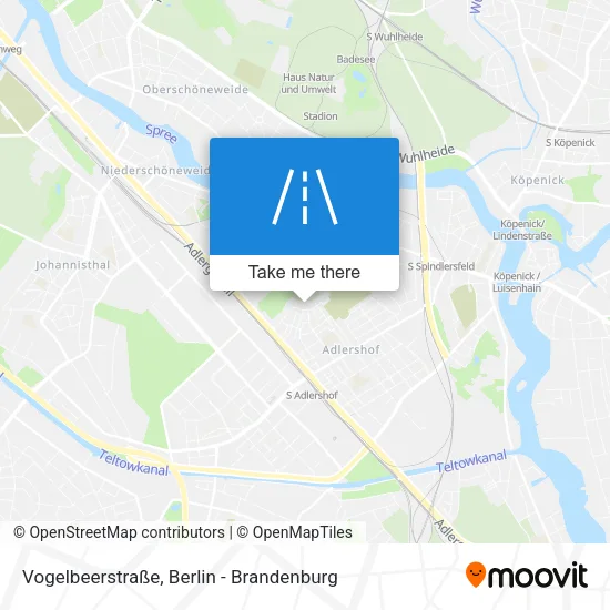 Карта Vogelbeerstraße