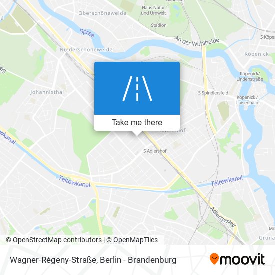 Карта Wagner-Régeny-Straße