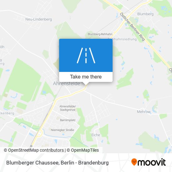 Blumberger Chaussee map