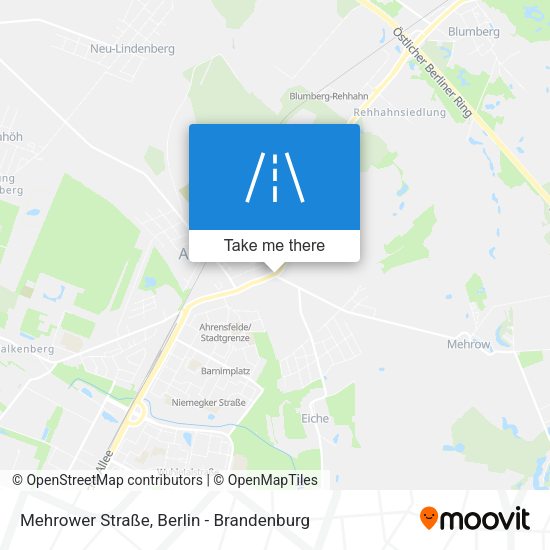 Mehrower Straße map