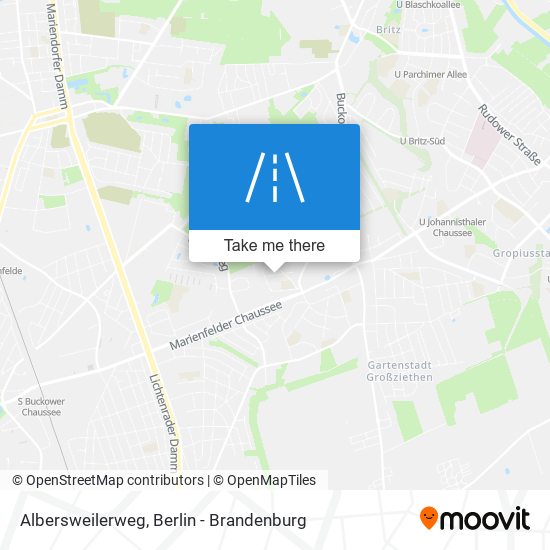 Albersweilerweg map