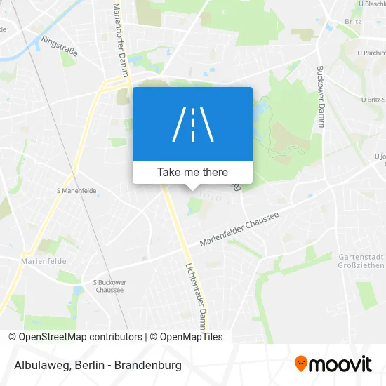 Albulaweg map