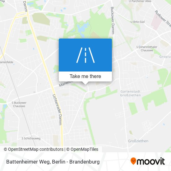 Battenheimer Weg map