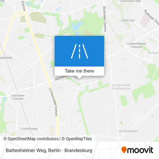 Battenheimer Weg map
