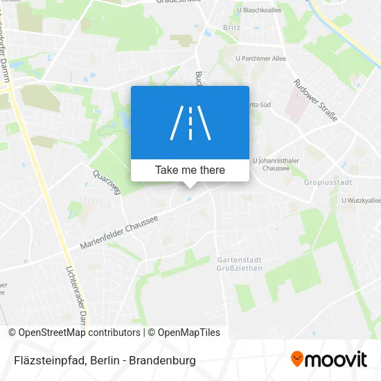 Карта Fläzsteinpfad