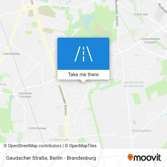 Карта Gaudacher Straße
