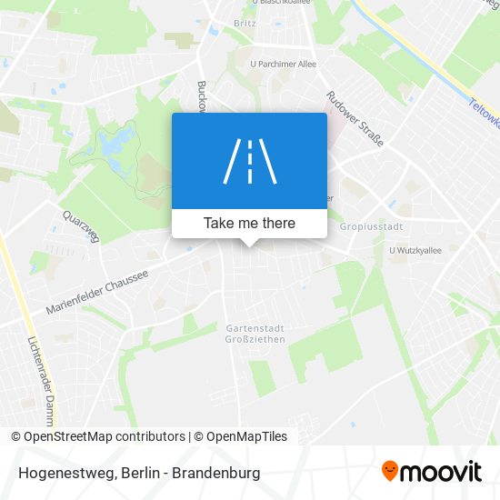 Hogenestweg map