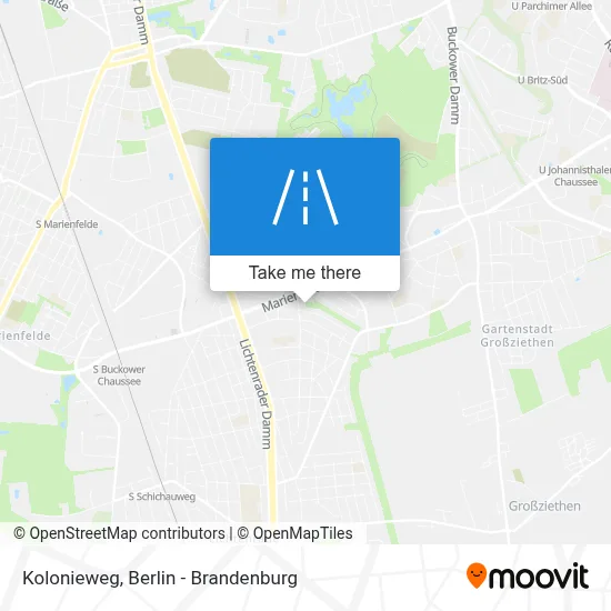 Kolonieweg map