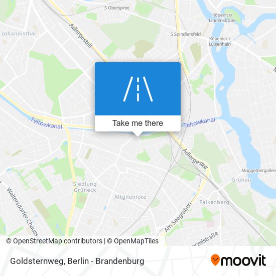 Goldsternweg map