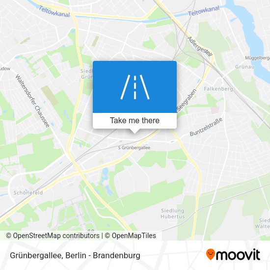 Grünbergallee map