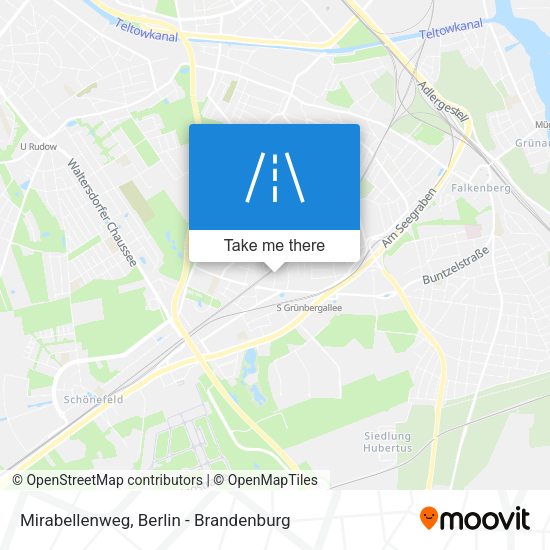 Mirabellenweg map