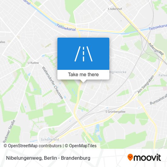 Nibelungenweg map