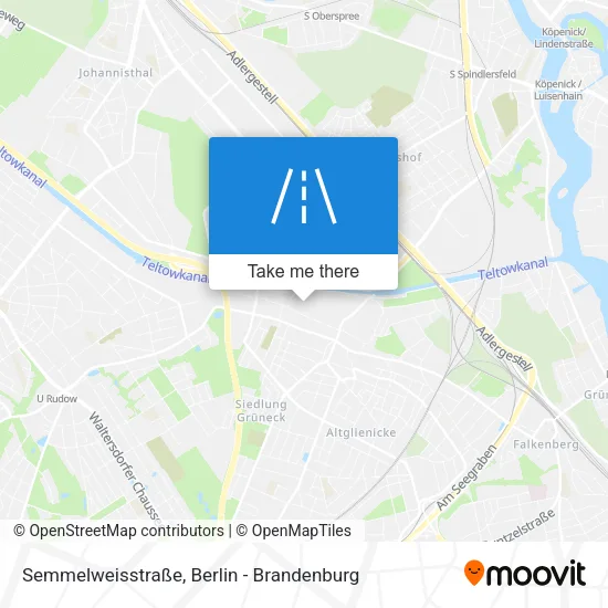 Карта Semmelweisstraße